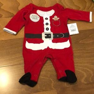 Newborn Santa footie